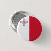 マルタマルチーズ国旗 缶バッジ (正面&裏面)