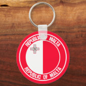 マルタラウンドエンブレム キーホルダー (正面)