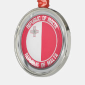 マルタラウンドエンブレム メタルオーナメント (左)