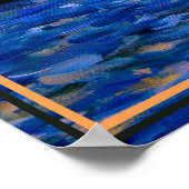 マルタヴィンテージトラベル地中海のパラダイスサンセット ポスター (角)