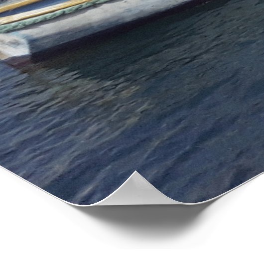 マルタ伝統的魚釣りボーツマーザックスロークハーバー ポスター (角)