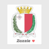 マルタ共和国の紋章 シール (シート)