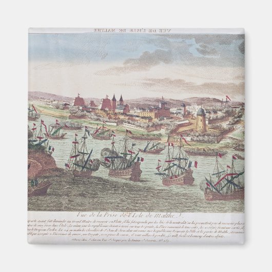 マルタ包囲、1798年6月12日 マグネット (正面)