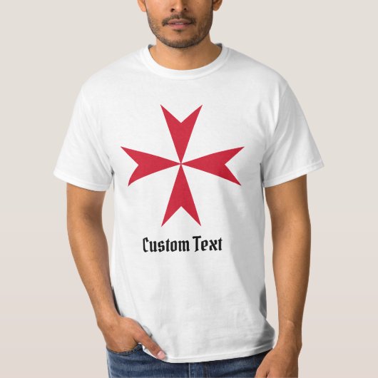 マルタ十字のシンボル Tシャツ (正面)