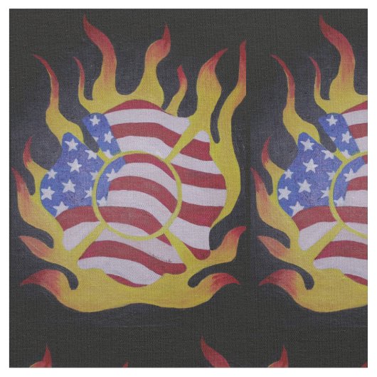 マルタ十字の生地 ファブリック (クローズアップ)