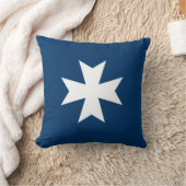 マルタ十字 クッション (ブランケット)