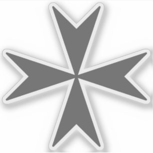 マルタ十字 (グレー) シール