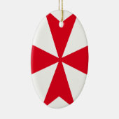 マルタ十字 セラミックオーナメント (右)