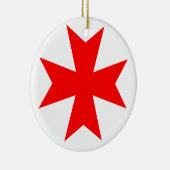 マルタ十字 セラミックオーナメント (右)