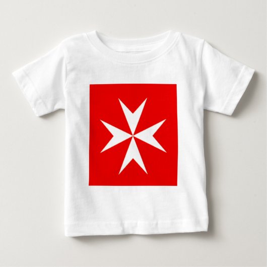 マルタ十字 ベビーTシャツ (正面)