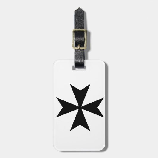 マルタ十字 ラゲッジタグ (正面縦)