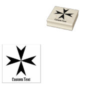 マルタ十字 ラバースタンプ (押印)