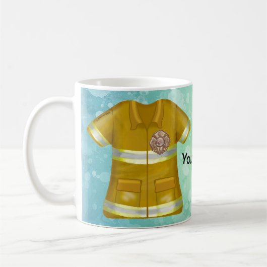 マルタ十字 消防士 マグカップ (左)