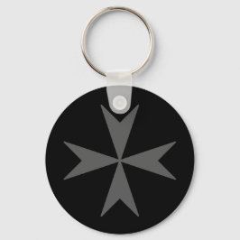 マルタ十字(灰色) キーホルダー