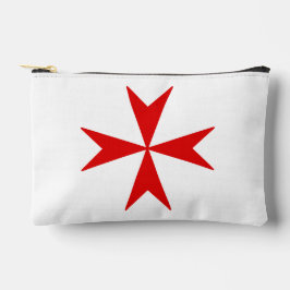 マルタ十字(赤) アクセサリーポーチ