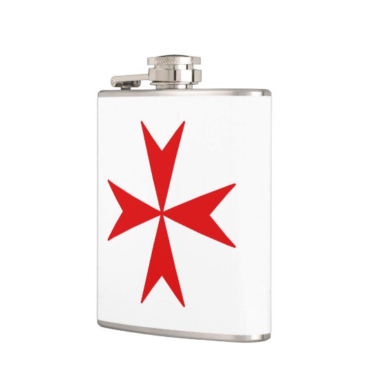 マルタ十字（赤） フラスク (左)