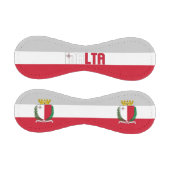 マルタ国旗と紋章愛国心 野球ボール (パネル)