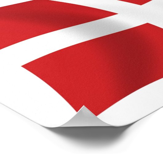 マルタ国旗の国権軍隊令ポスタープリン ポスター (角)