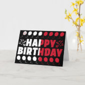 マルタ国旗の愛国的誕生日 カード (黄色い花)