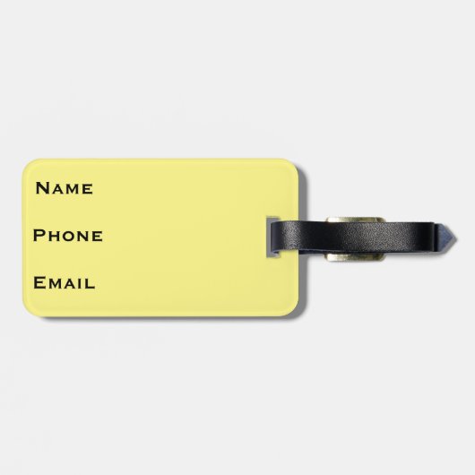 マルタ国旗の荷物タグ ラゲッジタグ (裏面横)