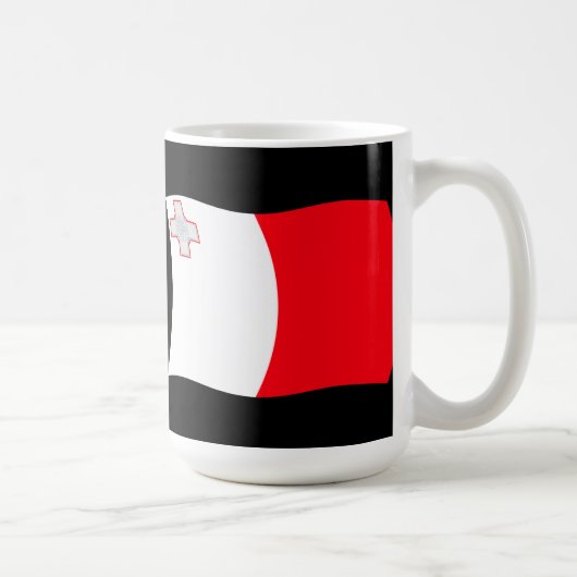 マルタ国旗マグ コーヒーマグカップ (右)