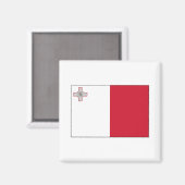 マルタ国旗国際的 マグネット (正面/裏面)