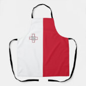 マルタ国旗 エプロン (正面)