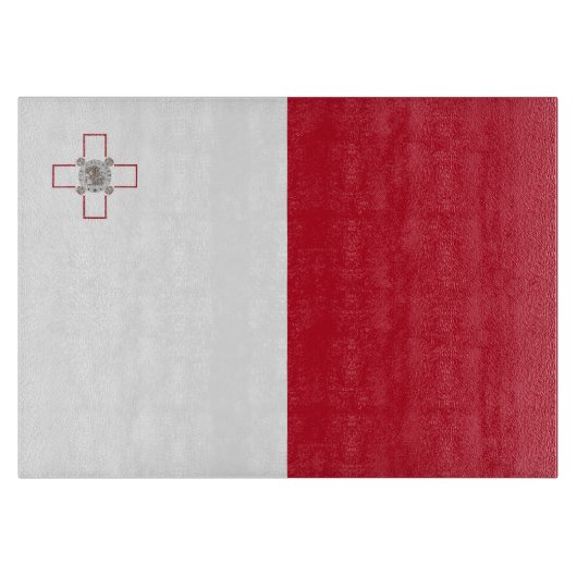 マルタ国旗 カッティングボード (正面)