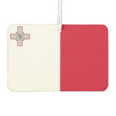 マルタ国旗 カーエアーフレッシュナー (裏面)