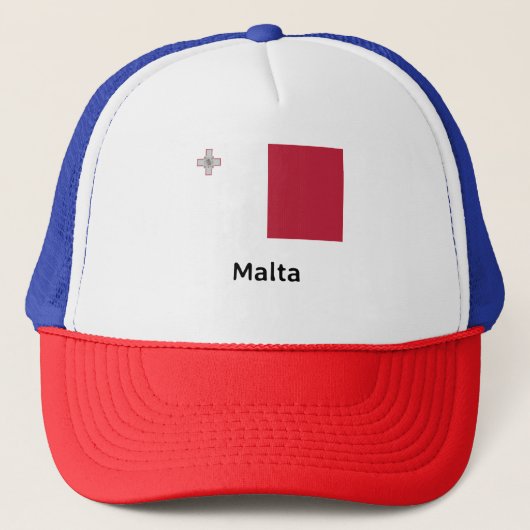 マルタ国旗 キャップ (正面)