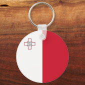 マルタ国旗 キーホルダー (裏面)