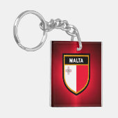 マルタ国旗 キーホルダー (正面左)