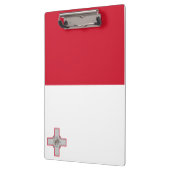 マルタ国旗 クリップボード (左)