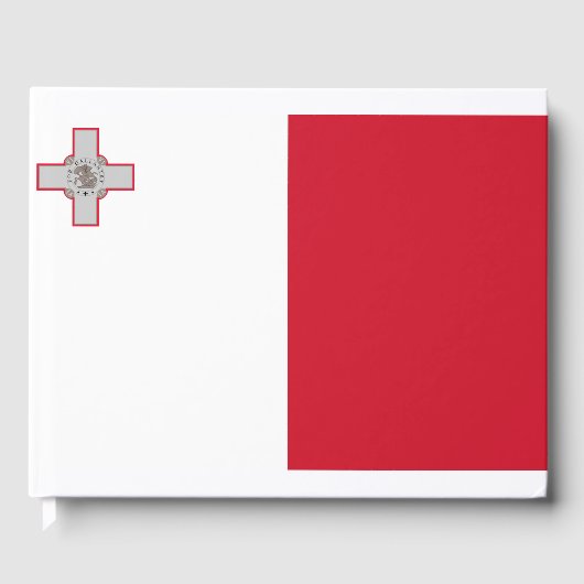 マルタ国旗 ゲストブック (正面)