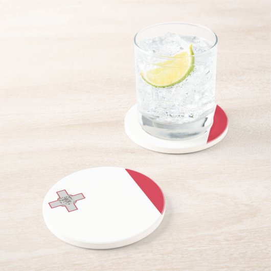 マルタ国旗 コースター (側面)