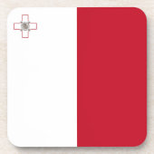 マルタ国旗 コースター (正面)