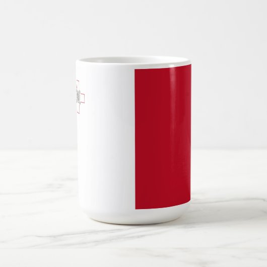 マルタ国旗 コーヒーマグカップ (中央)