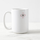 マルタ国旗 コーヒーマグカップ (左)