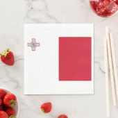 マルタ国旗 スタンダードランチョンナプキン (インサイチュ)