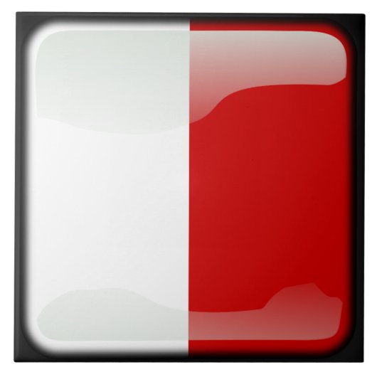 マルタ国旗 タイル (正面)