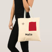マルタ国旗 トートバッグ (正面(商品))