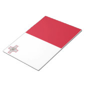 マルタ国旗 ノートパッド (アングル)