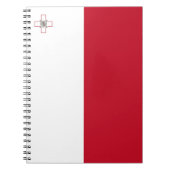 マルタ国旗 ノートブック (正面)