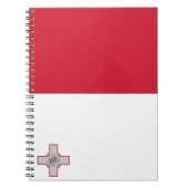 マルタ国旗 ノートブック (正面)