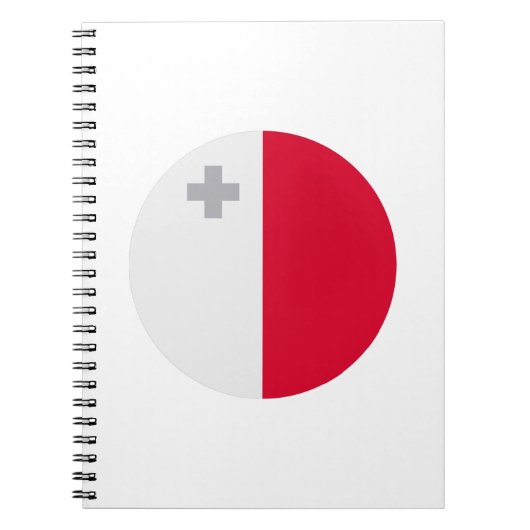 マルタ国旗 ノートブック (正面)