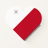 マルタ国旗 ノートブック (裏面)