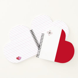 マルタ国旗 ノートブック