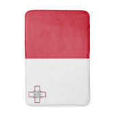 マルタ国旗 バスマット (正面縦)