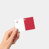 マルタ国旗 バッジ (手持ち)