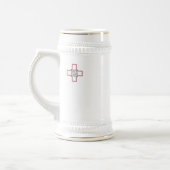 マルタ国旗 ビールジョッキ (左)